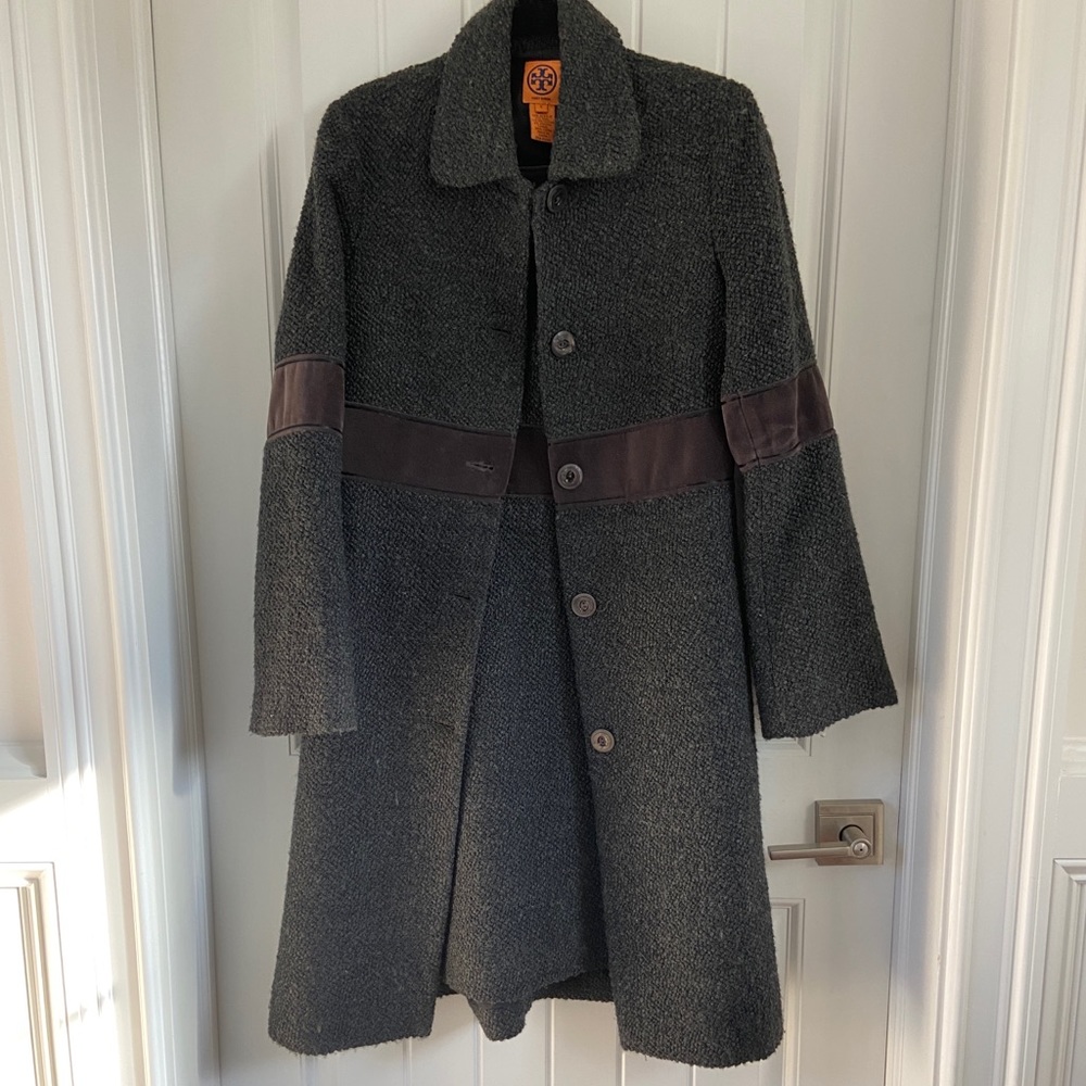 Vintage Wool Shift Dress & Jacket 2-Piece